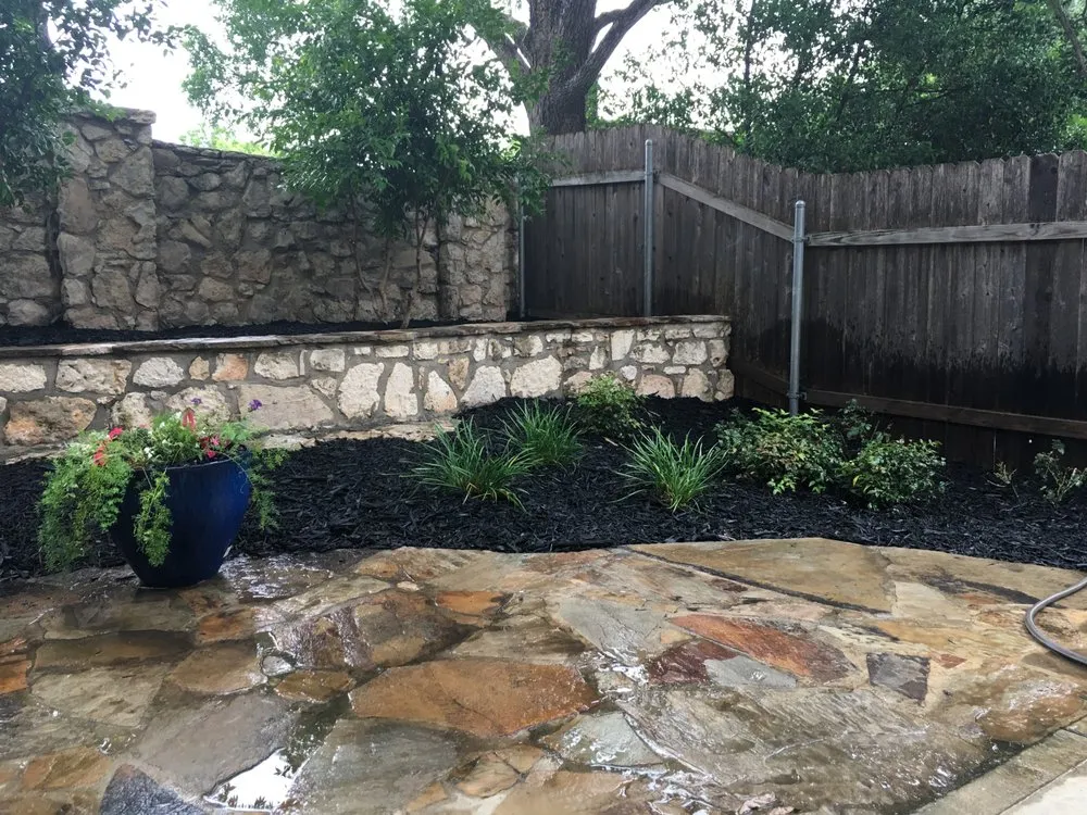 Local landscape installation in Durant, OK - My Green Thumb