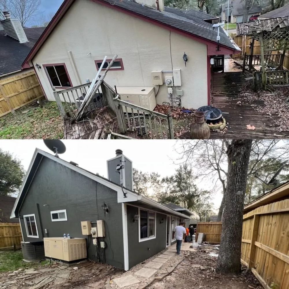 Professional residential landscaping for year-round maintenance in Humble, TX by My Handy Fireman