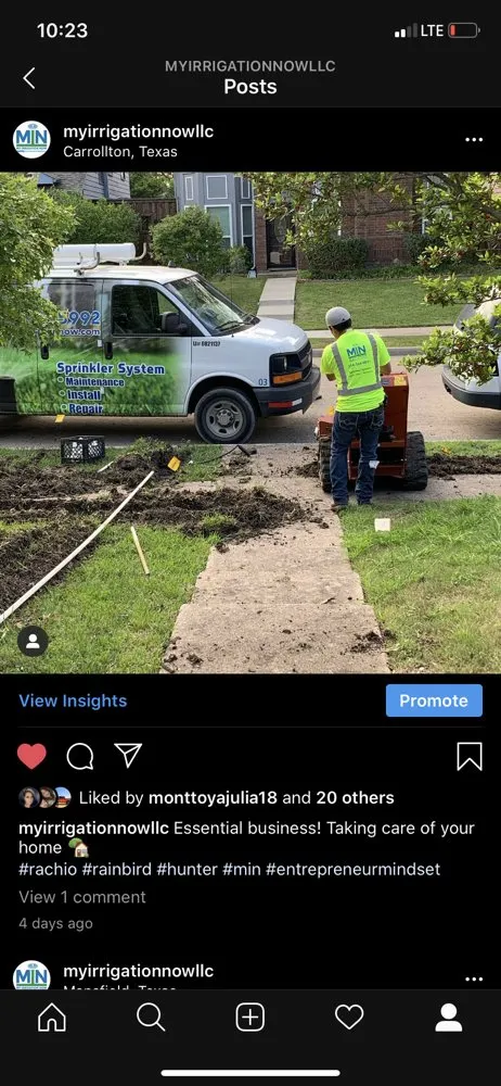 Local outdoor landscaping with custom design across Dallas, TX - My Irrigation Now