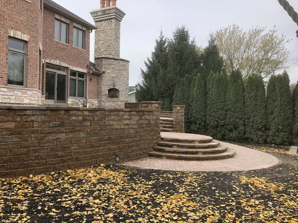 Custom landscape design with custom design in West Chicago, IL by My Landscape Contractor
