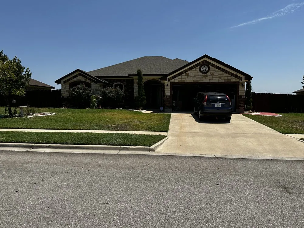 Affordable landscape installation with custom design in Killeen, TX by My Little Rascals Lawn Care & Maintenance