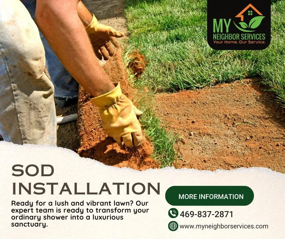 Professional landscaping services for outdoor upgrades across Allen, TX - My Neighbor Services