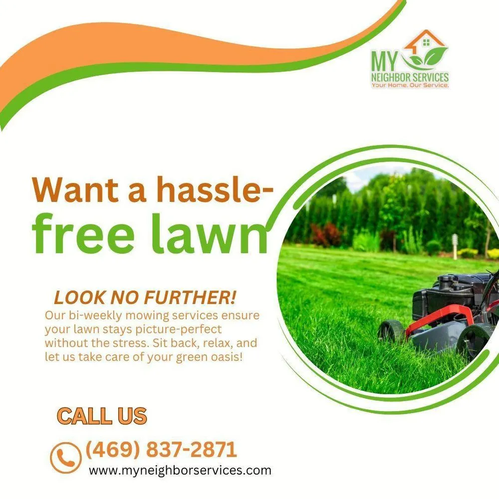 Local outdoor landscaping experts serving Allen, TX - My Neighbor Services