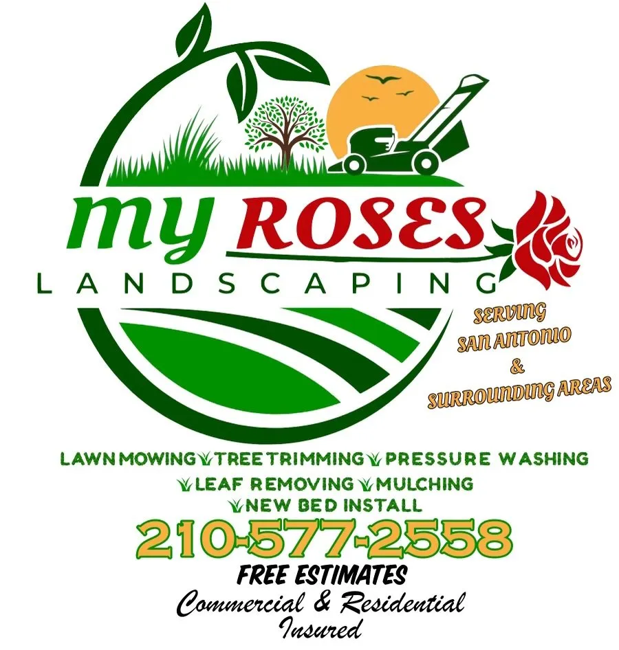 Custom landscape installation in San Antonio, TX by My Roses Landscaping