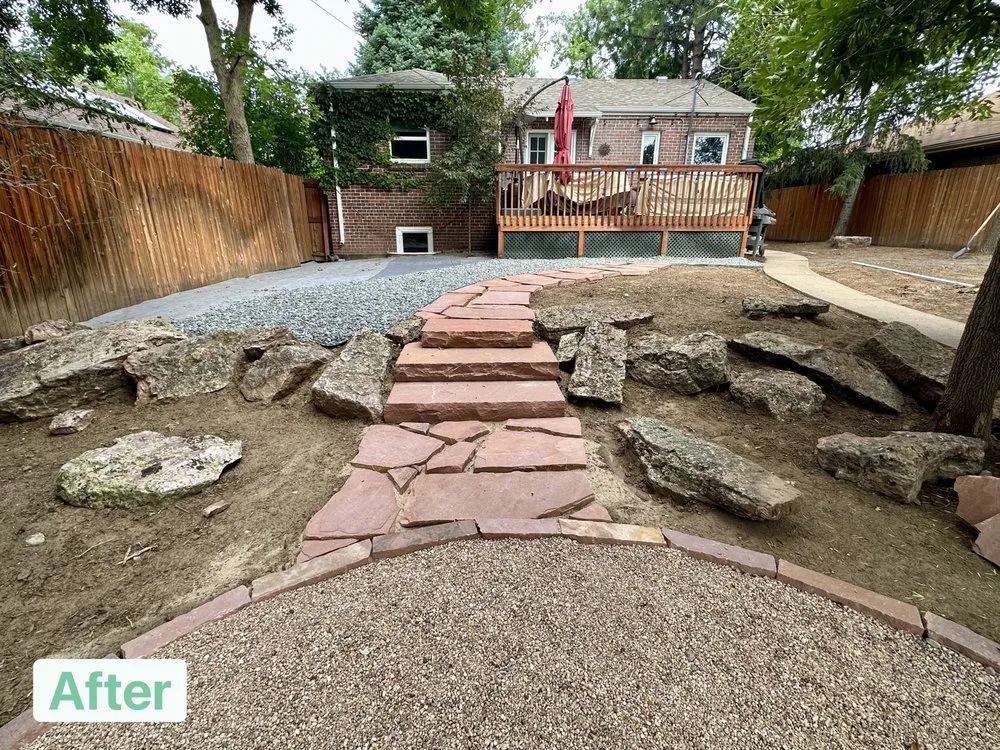 Local garden landscaping for residential properties in Lakewood, CO by My Sons Fences and Landscape
