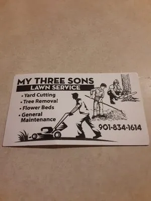 My Three Sons Lawn & Tree Service Logo