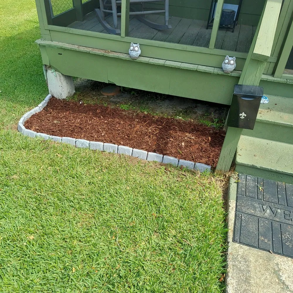 Affordable landscape installation in Baton Rouge, LA by Mya C Hvac Services
