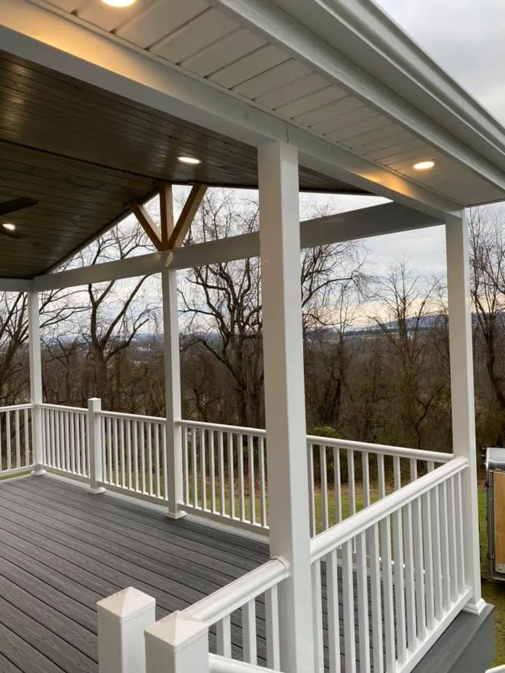 Custom outdoor landscaping in Carlisle, PA by Myers Construction