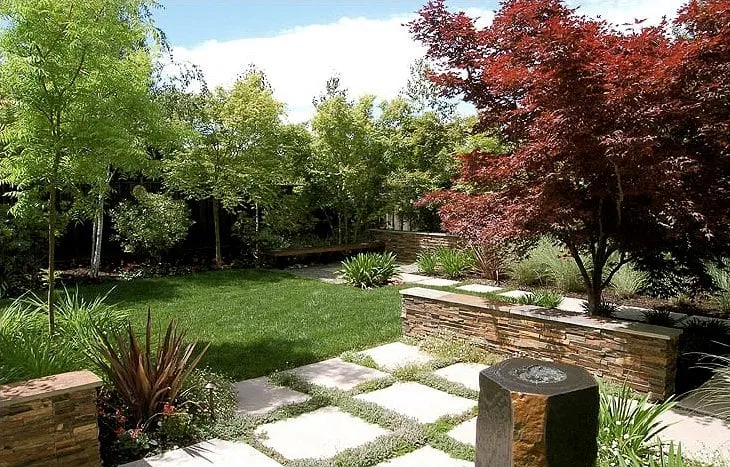 Reliable lawn mowing service with custom design across El Dorado Hills, CA - Myers Landscape