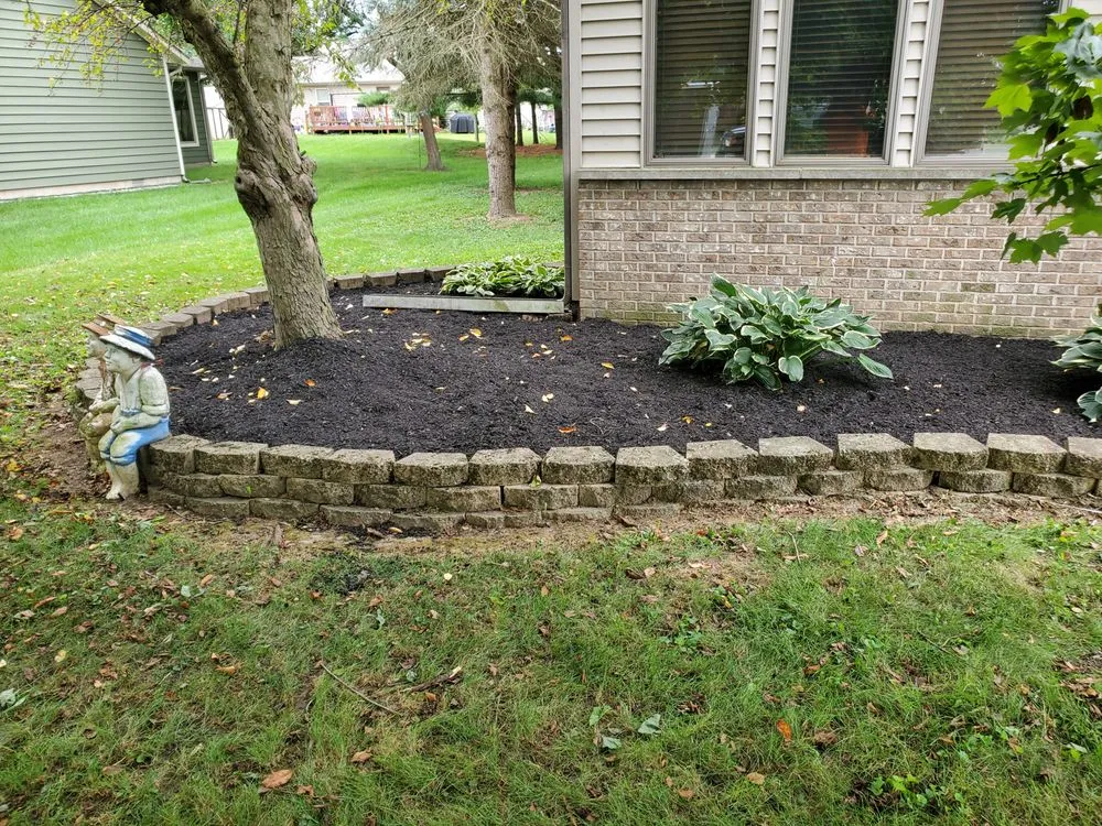 Custom residential landscaping in Brookston, IN - Myers Mowing