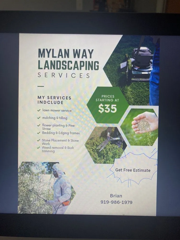 Custom yard cleanup service in Durham, NC by Mylans Way Landscaping