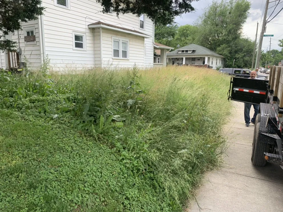 Custom garden landscaping in Warren Park, IN by Myles And Son’s