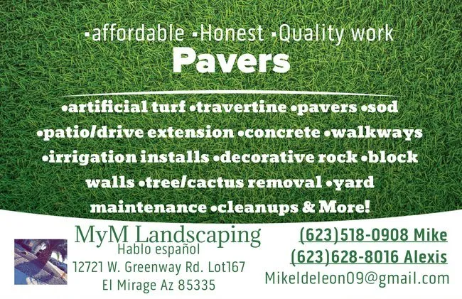 Local garden landscaping for beautiful yards in El Mirage, AZ by MyM Landscaping