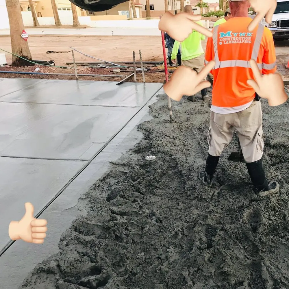 Trusted lawn mowing service in Bullhead City, AZ by Mynk Construction, Landscaping, & Pools