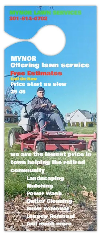 Reliable yard maintenance in Chambersburg, PA - Mynor Lawn Services