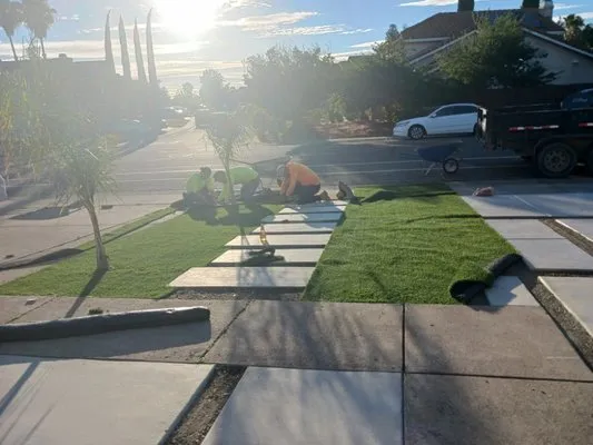 mynor's Landscape Construction Logo