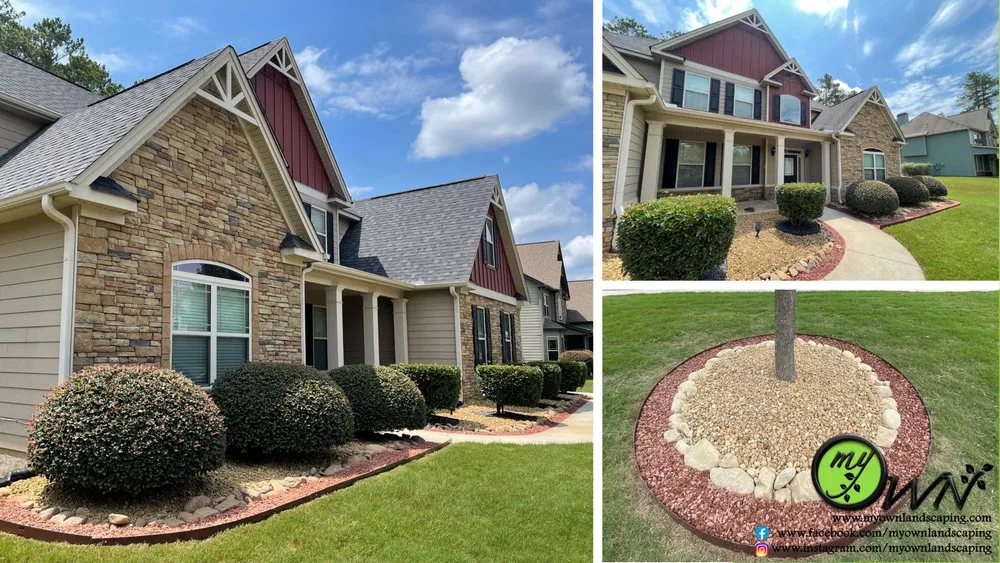 Trusted landscape design for beautiful yards in Temple, GA by Myown Landscaping