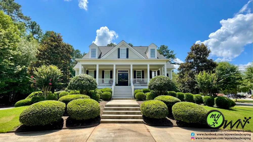 Custom landscape installation in Temple, GA - Myown Landscaping