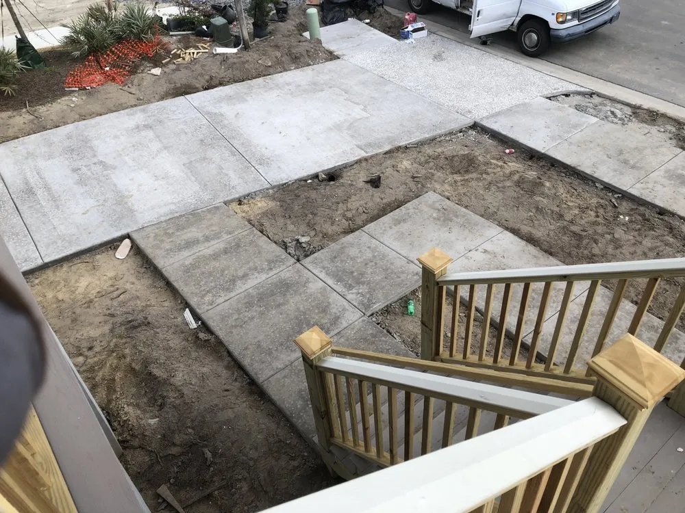 Reliable garden landscaping in Charleston, SC by Myrtle Concrete Services