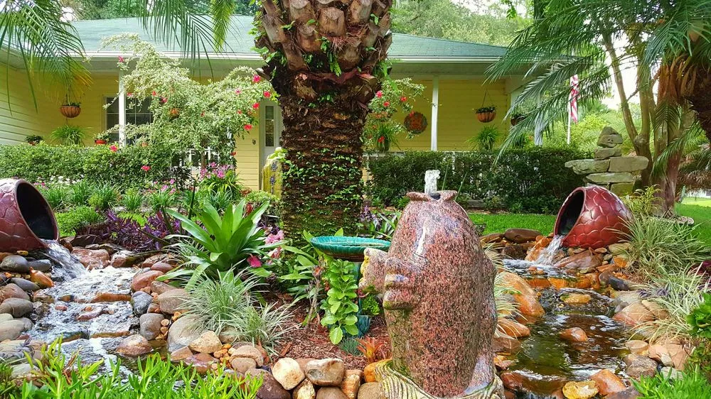 Affordable landscape design in North Port, FL by Mystic Falls & Ponds