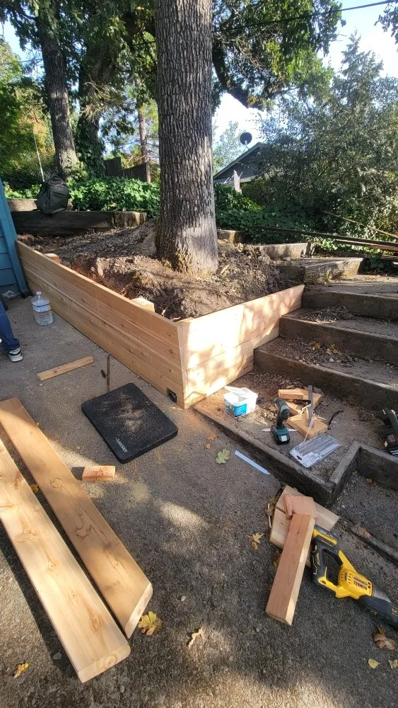 Professional garden landscaping in Eugene, OR by Mystic Landscaping