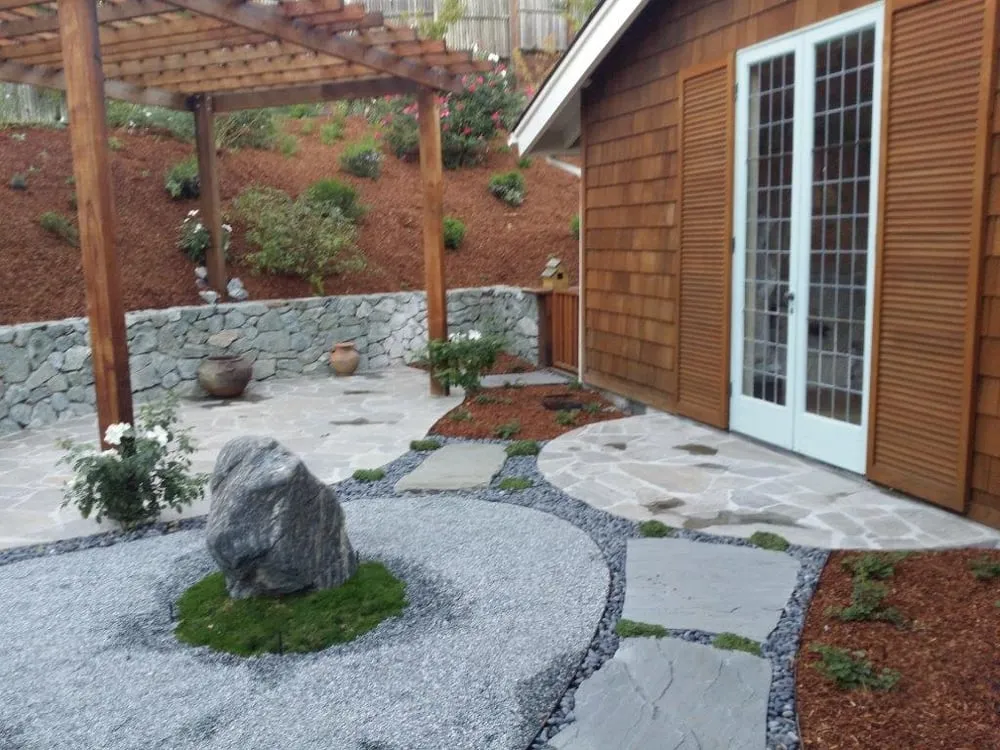 Trusted yard cleanup service with custom design in San Rafael, CA by Mystical Landscapes