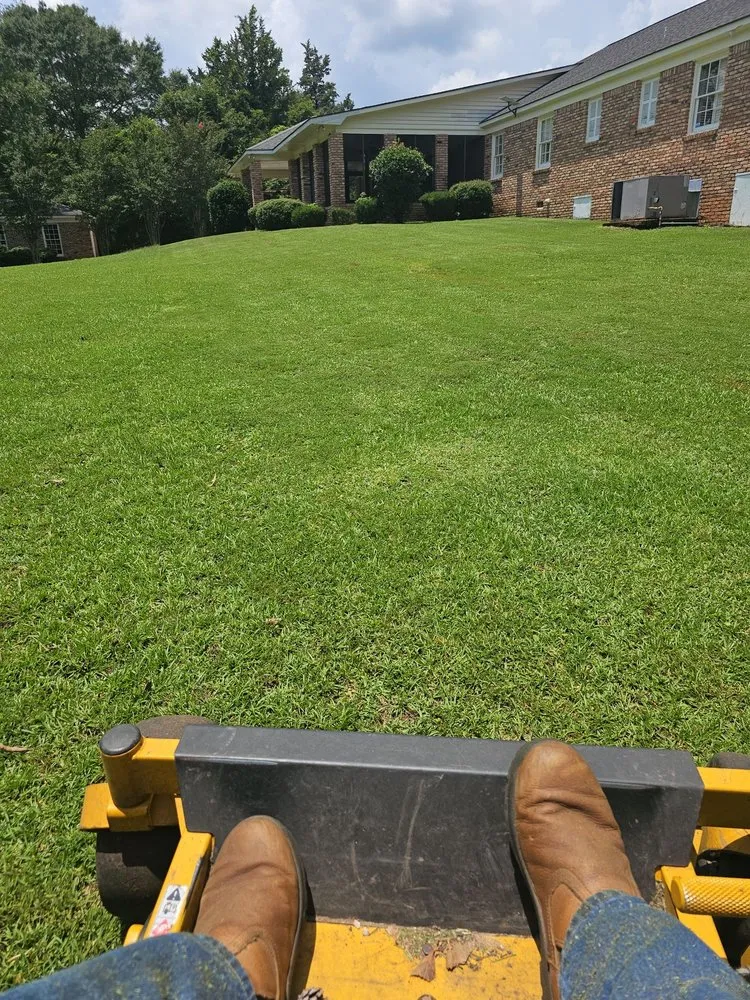 Trusted garden landscaping with custom design in Jackson, AL by Mz. Daisy's Lawn Care