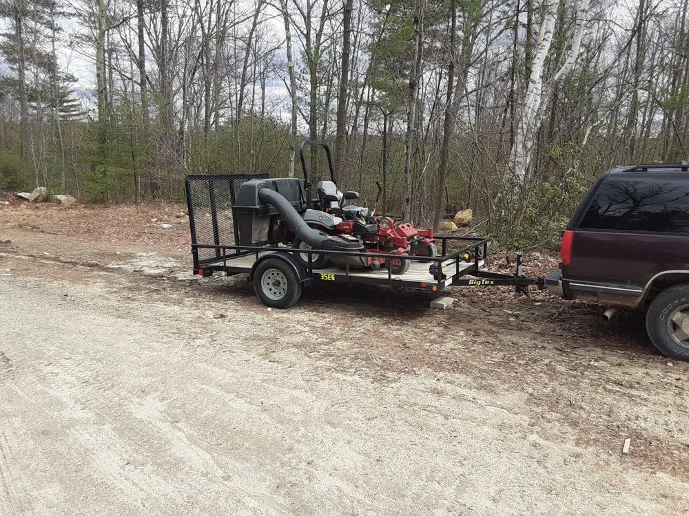 Custom landscape installation for outdoor upgrades across Milford, NH - N & D Yard Services