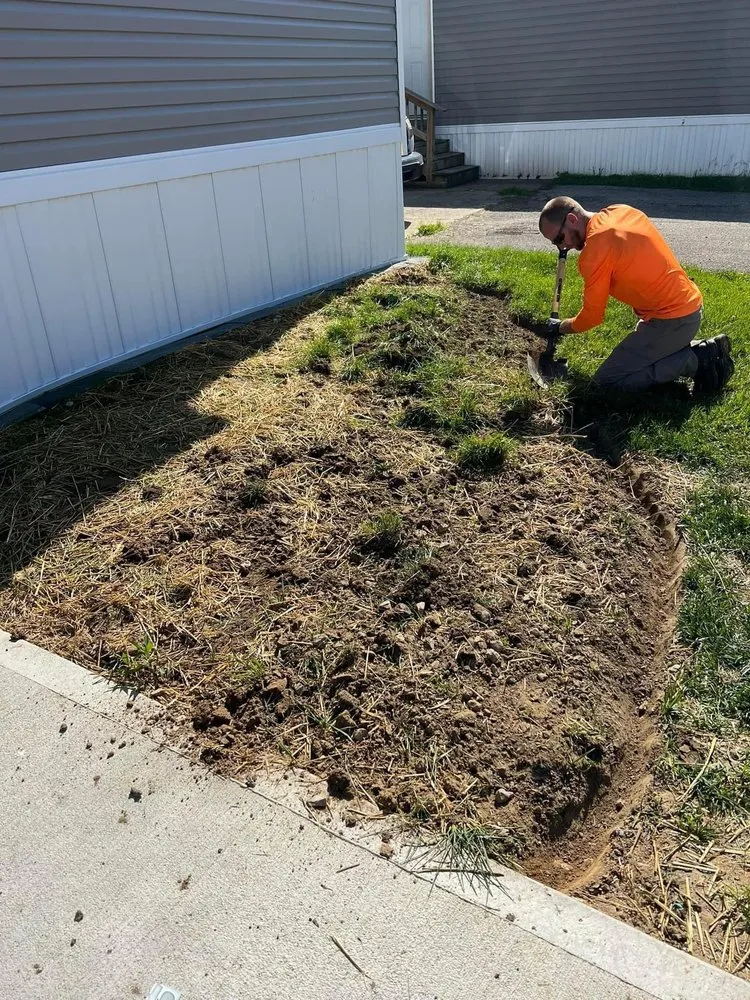 Expert garden landscaping for residential properties in McCordsville, IN by N & E Outdoor Services