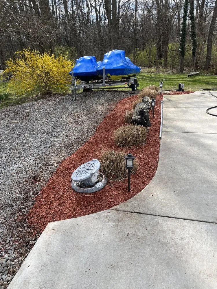 Professional landscape installation for beautiful yards in Natrona Heights, PA by N. Biagi Landscaping