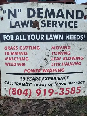 N Demand Landscaping Logo