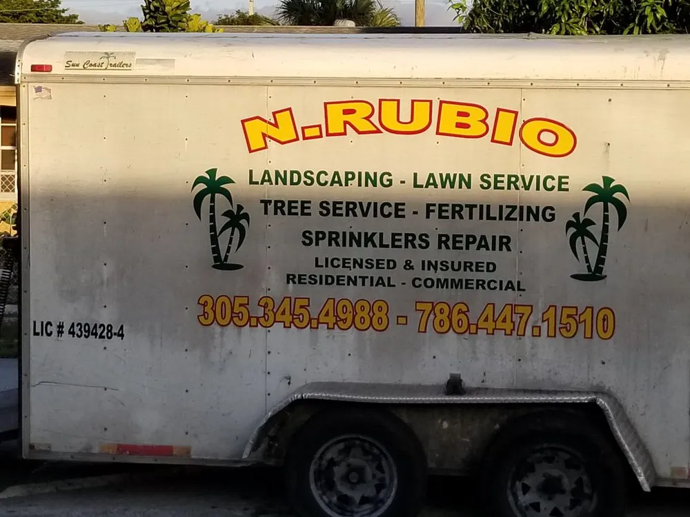 Custom lawn care service experts serving Miami, FL - N Rubio