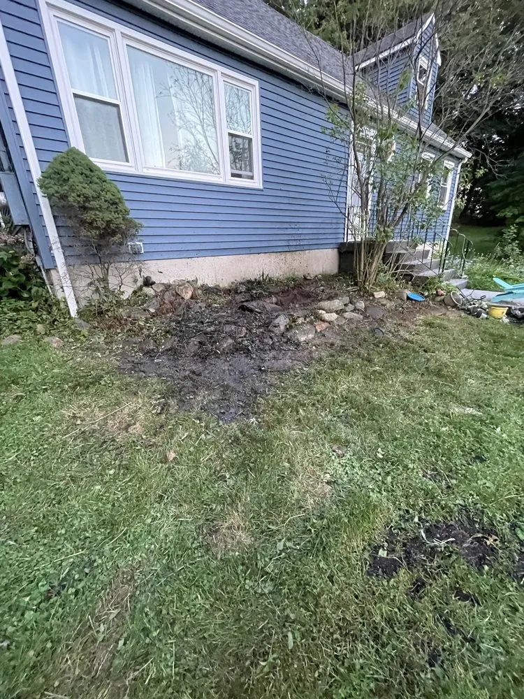 Custom landscape installation in New Milford, CT by Nac Landscapes