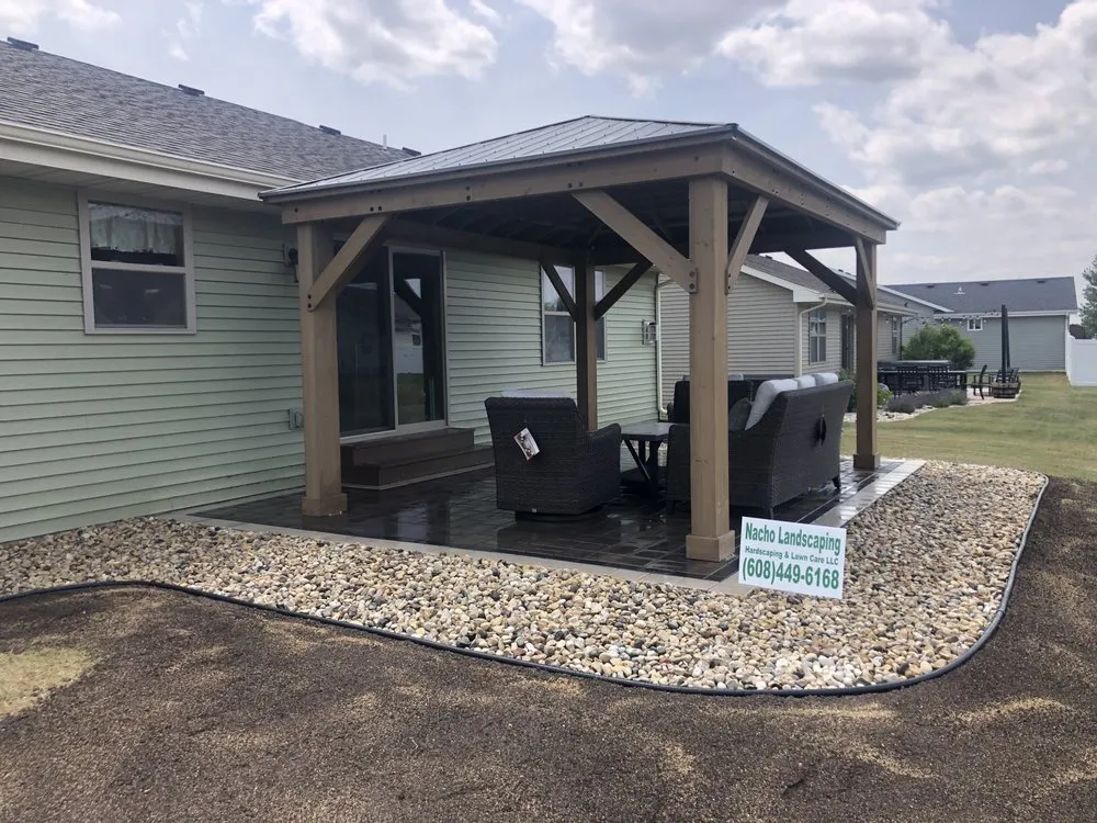 Reliable yard maintenance with custom design across Janesville, WI - Nacho Landscaping/Hardscaping & Lawn Care