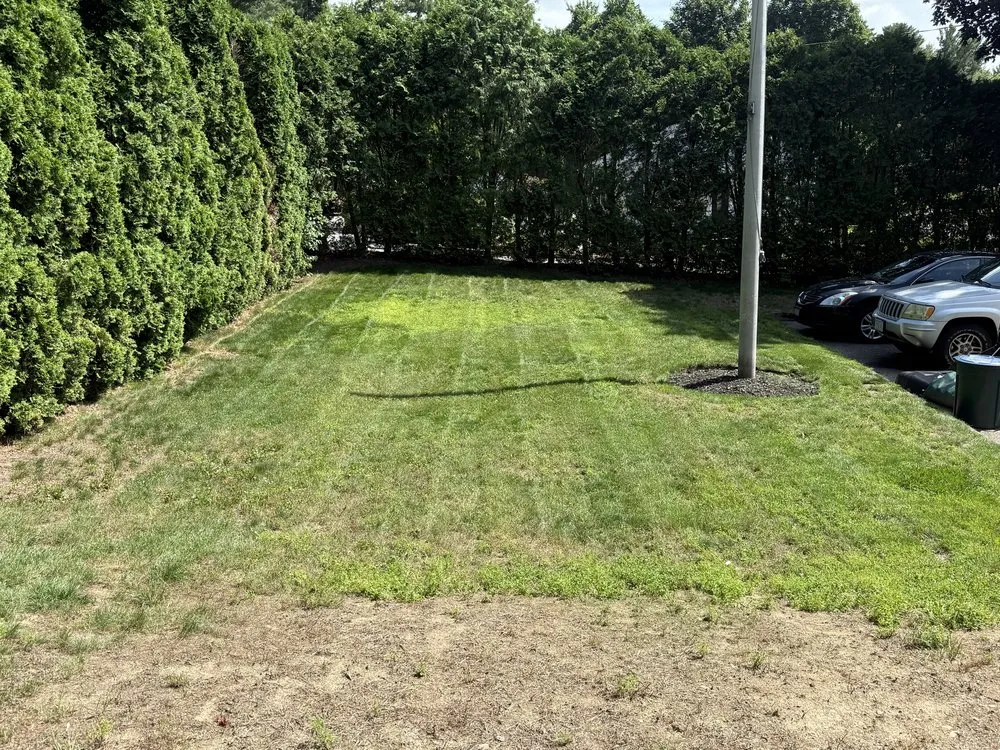 Custom landscape installation in Taunton, MA by Nadeau’s Landscaping