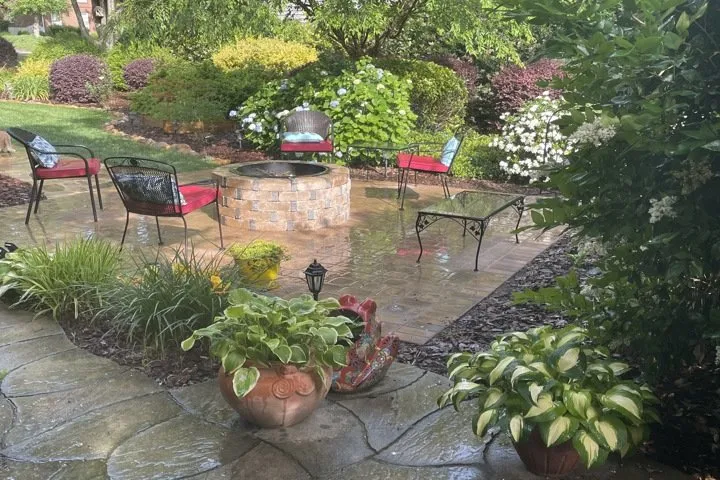 Professional lawn mowing service with custom design across Greer, SC - Nafziger Residential Landscapes