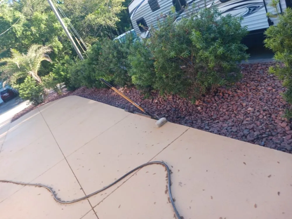 Professional lawn mowing service with custom design in Milton, FL by Nailed It