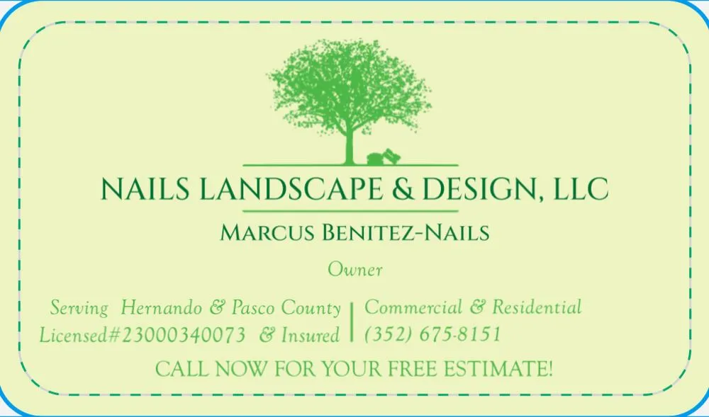 Custom residential landscaping experts serving Spring Hill, FL - Nails Landscape & Design
