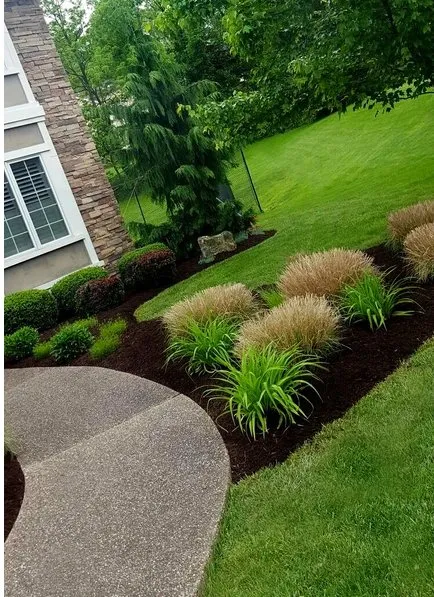 Professional lawn mowing service for beautiful yards in Greensboro, NC by Nair Care Landscape and Design