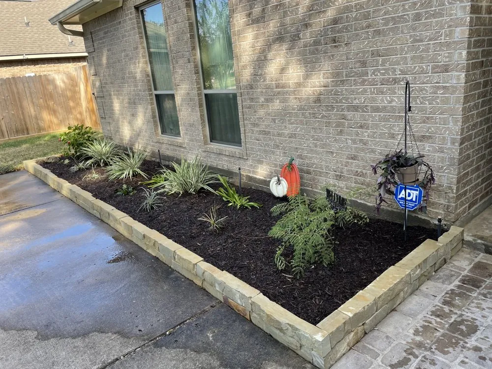 Affordable lawn mowing service for year-round maintenance in Katy, TX by Nalesnik's Landscaping