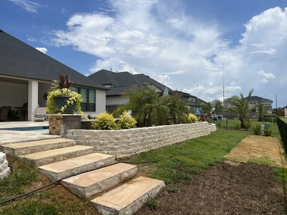 Affordable yard maintenance for outdoor upgrades in Katy, TX by Nalesnik's Landscaping