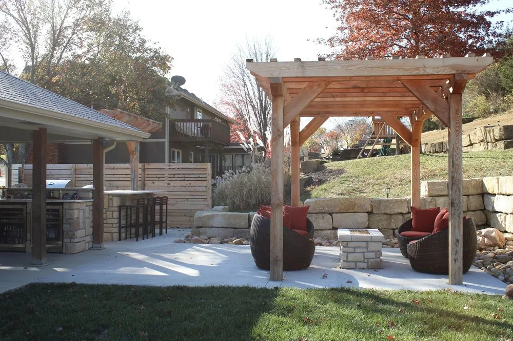 Professional yard cleanup service in Topeka, KS by Naly's Lawn & Landscape