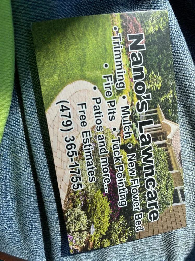 Local lawn care service near you across Bethel Heights, AR - Nanos Lawncare