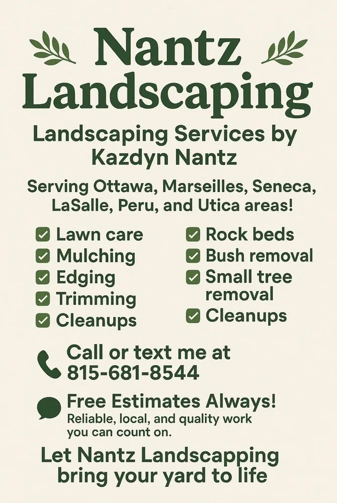 Top-rated landscaping services with custom design in Ottawa, IL by Nantz Landscaping