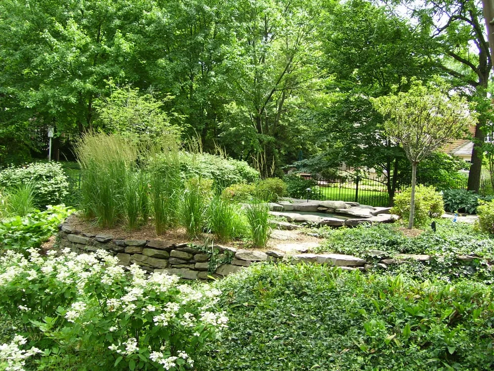 Custom landscape installation for homes in Plainfield, IL by Naper Lawn Works