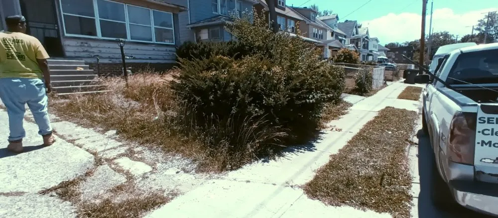 Local landscape installation in Cleveland, OH by Nappier and Sons Lawncare