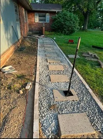 Custom landscape installation for residential properties across Carmel, IN - Naptown Property Maintenance