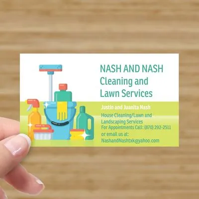 Nash and Nash Cleaning and Lawn Services Logo