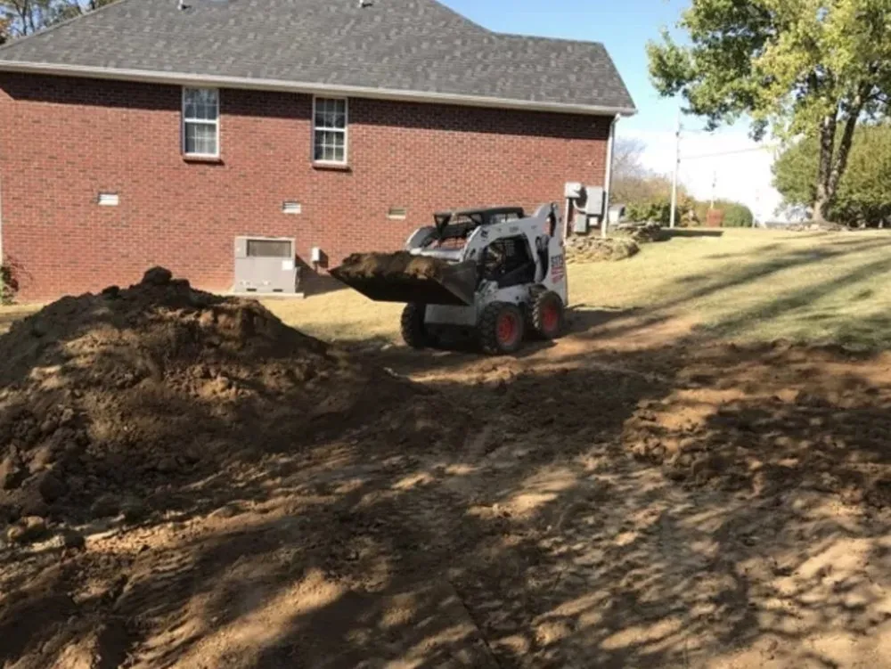 Custom outdoor landscaping for beautiful yards in White House, TN by Nashville Dirt Works