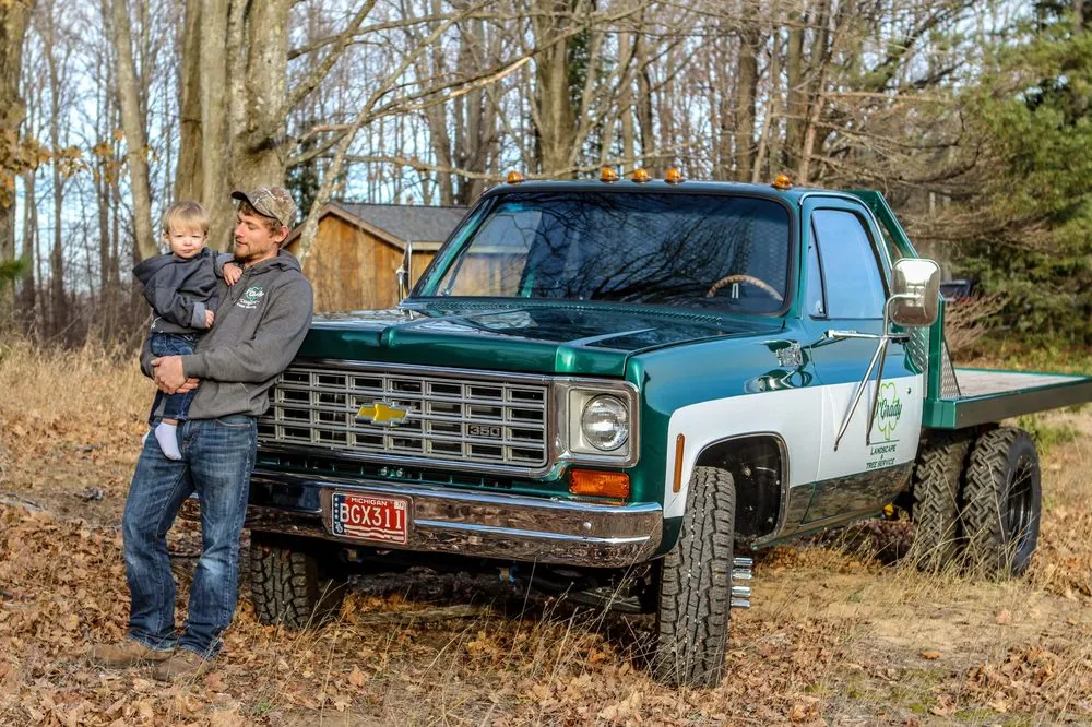 Custom yard cleanup service for homes in Indian River, MI by Nate O’Grady Landscape & Tree Service